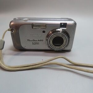 Canon Powershot A410 3.2MP Digital Camera Compact with 3.2x Zoom READ DESC (A)